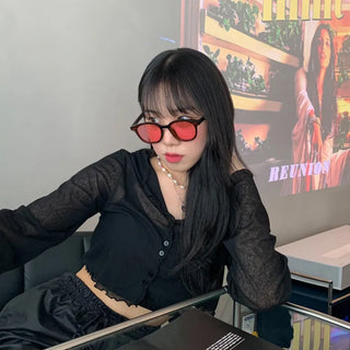Cats, Unique, Hip, Y2K, Round, Trendy, Retro, UV Protection, Humbuk Show, Waterbomb, Tinted Sunglasses Collection