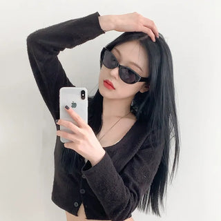 Cats, Unique, Hip, Y2K, Round, Trendy, Retro, UV Protection, Humbuk Show, Waterbomb, Tinted Sunglasses Collection