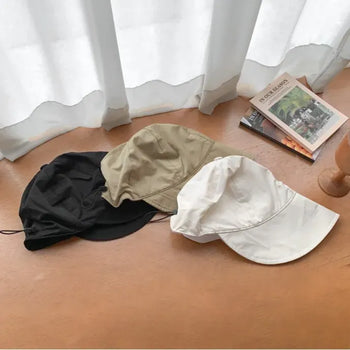 Mesh Strap Summer Adjustable Pool Sunshade Brimmed Hat