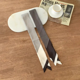 Striped Slim Daily Premium Scarf