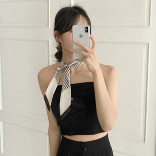 Striped Slim Daily Premium Scarf