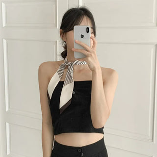 Striped Slim Daily Premium Scarf