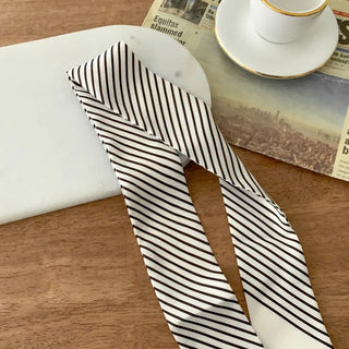 Striped Slim Daily Premium Scarf