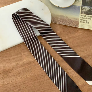 Striped Slim Daily Premium Scarf