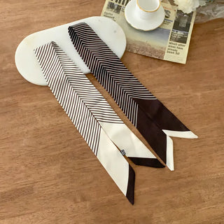 Striped Slim Daily Premium Scarf