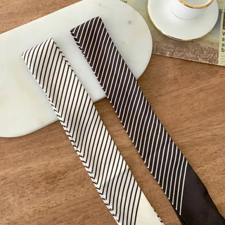 Striped Slim Daily Premium Scarf