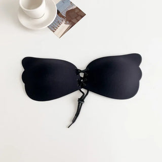 Corset Strap Bust Up Adhesive Winged Nude Bra