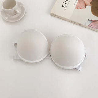 Non-Slip Heart Silicone Push-up One-Hook Strapless Bra