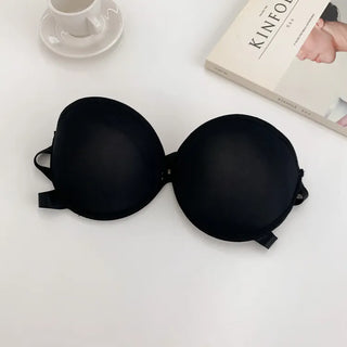 Non-Slip Heart Silicone Push-up One-Hook Strapless Bra