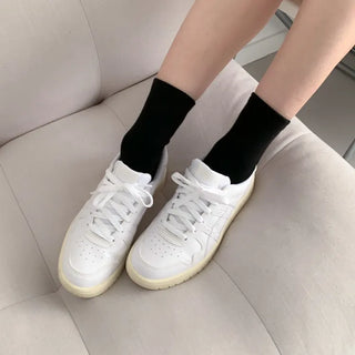 Standard Plain Daily Long Mid-Length Socks