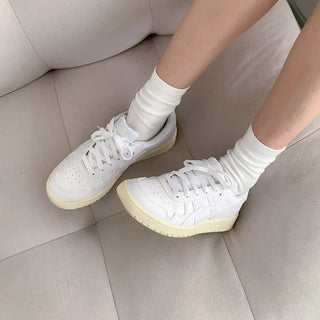 Standard Plain Daily Long Mid-Length Socks
