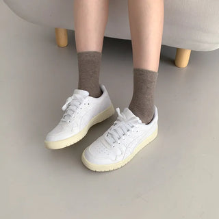 Standard Plain Daily Long Mid-Length Socks
