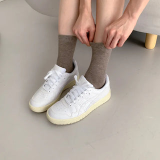 Standard Plain Daily Long Mid-Length Socks