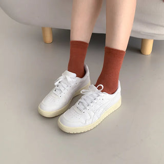 Standard Plain Daily Long Mid-Length Socks