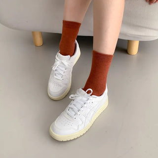 Standard Plain Daily Long Mid-Length Socks