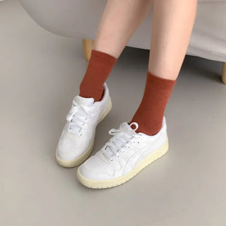 Standard Plain Daily Long Mid-Length Socks