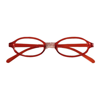 Nurse Oval Glossy Unisex Horn-rimmed Glasses