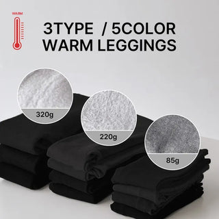Compression Illusion Brushed Fleece Faux High-Elasticity Fur Lining Thick Winter Stockings