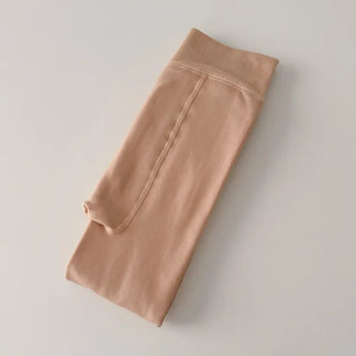 Compression Illusion Brushed Fleece Faux High-Elasticity Fur Lining Thick Winter Stockings