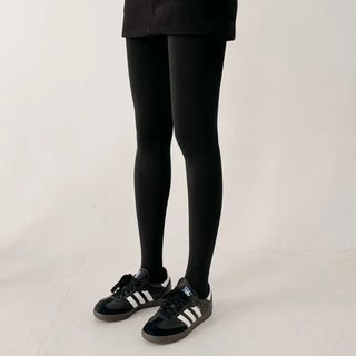Compression Illusion Brushed Fleece Faux High-Elasticity Fur Lining Thick Winter Stockings
