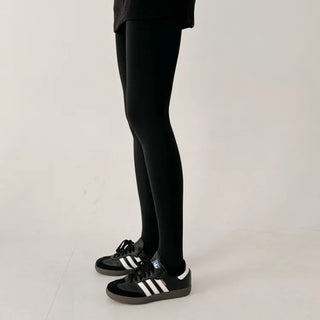 Compression Illusion Brushed Fleece Faux High-Elasticity Fur Lining Thick Winter Stockings