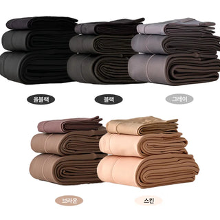All-Season Illusion Fleece-Lined Faux See-Through Leggings High-Elasticity Pantyhose