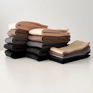 All-Season Illusion Fleece-Lined Faux See-Through Leggings High-Elasticity Pantyhose