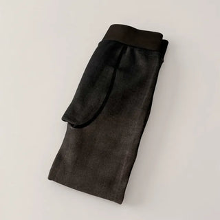 All-Season Illusion Fleece-Lined Faux See-Through Leggings High-Elasticity Pantyhose