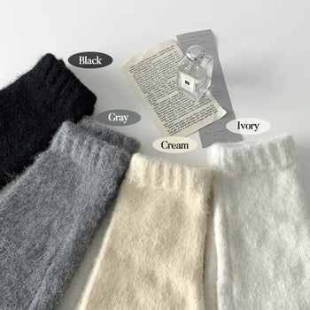 Meli Bootcut Loose Socks Knit Leg Warmers