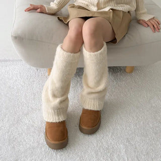 Meli Bootcut Loose Socks Knit Leg Warmers