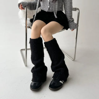 Meli Bootcut Loose Socks Knit Leg Warmers