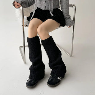 Meli Bootcut Loose Socks Knit Leg Warmers