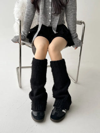 Meli Bootcut Loose Socks Knit Leg Warmers