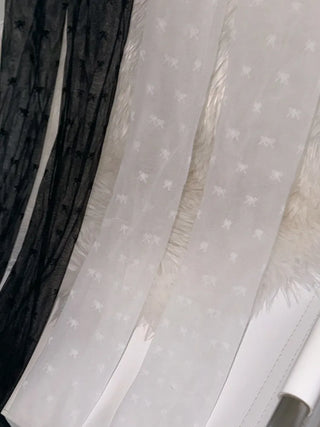 Manny Ribbon See-through Party Look Pantyhose
