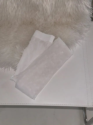 Manny Ribbon See-through Party Look Pantyhose