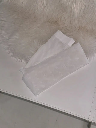 Manny Ribbon See-through Party Look Pantyhose
