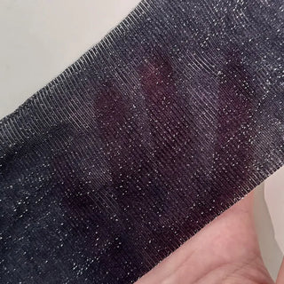 See-through Pearl Black Glitter Pantyhose