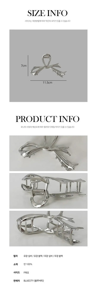 Shaking Metal Twist Hair Clip