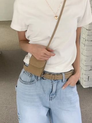 Bay Suede Bag Belt