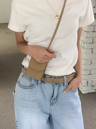 Bay Suede Bag Belt