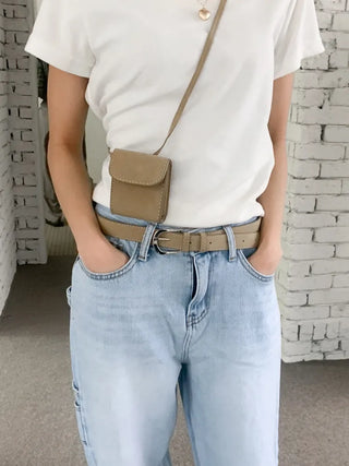 Bay Suede Bag Belt