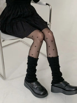 Loss Pattern See-through Pantyhose 3 Types