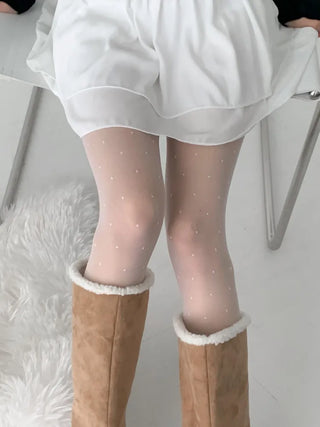 Loss Pattern See-through Pantyhose 3 Types