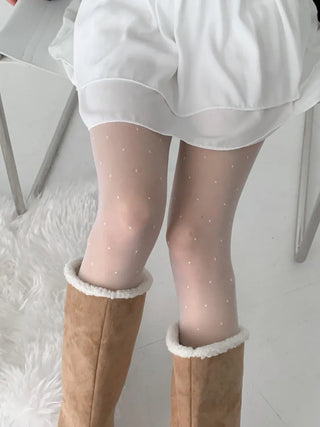 Loss Pattern See-through Pantyhose 3 Types