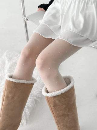 Loss Pattern See-through Pantyhose 3 Types