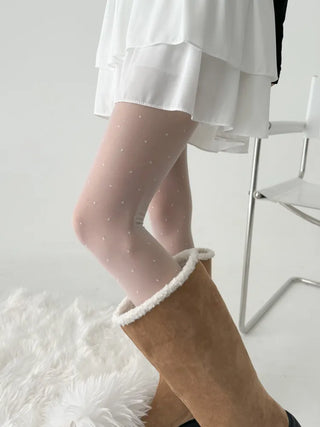 Loss Pattern See-through Pantyhose 3 Types