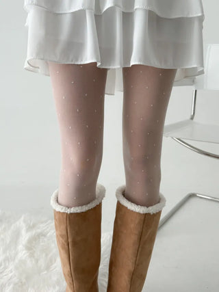 Loss Pattern See-through Pantyhose 3 Types