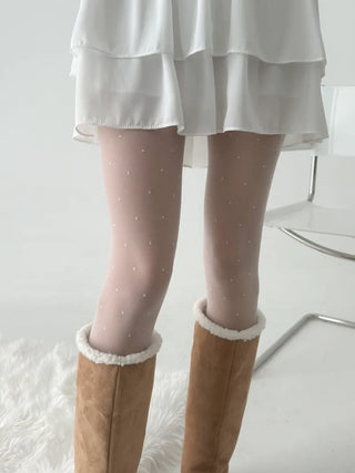 Loss Pattern See-through Pantyhose 3 Types