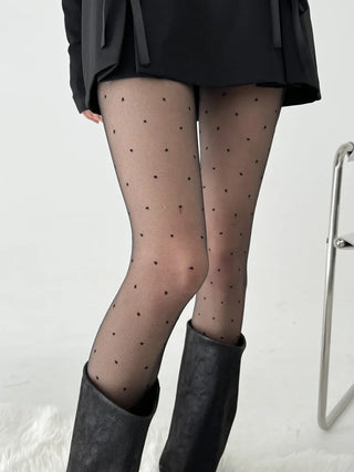 Loss Pattern See-through Pantyhose 3 Types