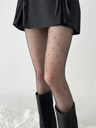 Loss Pattern See-through Pantyhose 3 Types